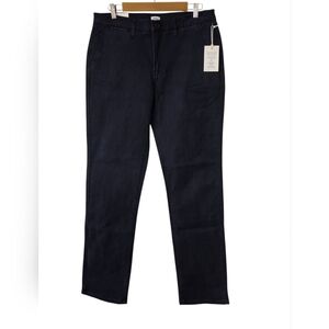 COREY CHINO TROUSERS - SLIM STRAIGHT FIT NAVY BLUE